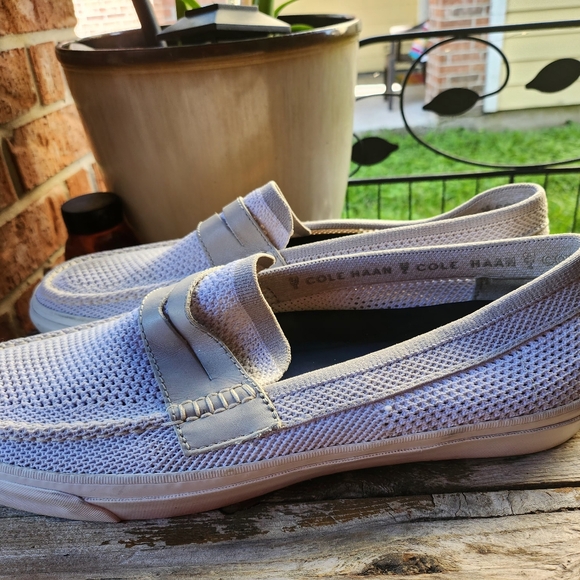 MESH NET/LEATHER SKIP ON LOAFERS BY COLE HAAN - Picture 5 of 6